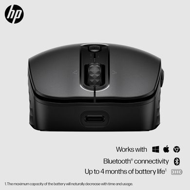 HP Миша 690 Rechargeable, BT, чорний (382819) 7M1D4AA фото