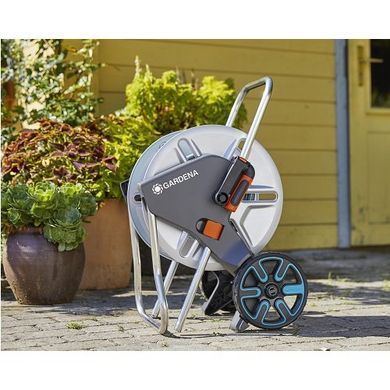 Візок для шланга GARDENA AquaRoll M Metal 18540-20.000.00 фото