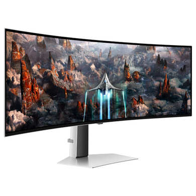 Монитор игры изогнутый OLED 49 ", 5120*1440 240 Гц, 32: 9 Samsung LS49CG930SIXCI 3704113 фото
