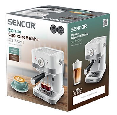 Кавоварка еспресо Sencor SES 1720WH (6931337) 41018330 фото