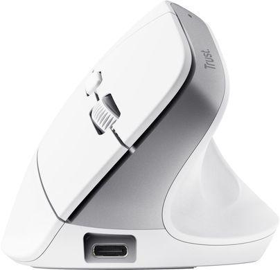 Миша Trust Bayo+ Multidevice Ergonomic, BT/WL/USB-A, біла (393947) 25399_TRUST фото