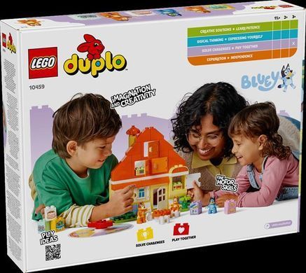 Конструктор LEGO DUPLO Bluey Семейный дом Блуи с игрой на запоминание 83 детали (10459)