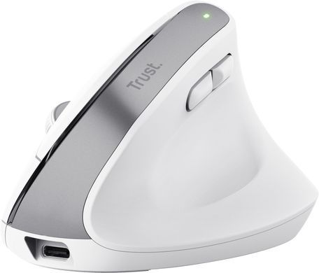 Миша Trust Bayo+ Multidevice Ergonomic, BT/WL/USB-A, біла (393947) 25399_TRUST фото