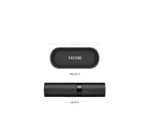 Навушники TECNO Hipods H3 Black (345544) 4895180768019 фото
