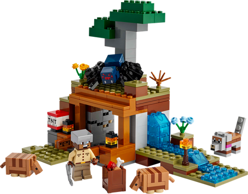 Конструктор LEGO Minecraft Шахтная экспедиция Броненосец 247 деталей (21269)