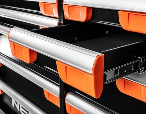 Візок для інструментів Neo Tools PRO 84-225+G з 12 ящиками та набором професійних інструментів 84-225+G фото