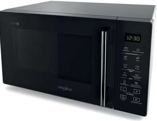 Whirlpool Мікрохвильова піч, 25л, електронне упр., 900Вт, дисплей, чорний (340488) MWP251SB фото