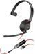 Гарнитура компьютерная моно On-ear Poly Blackwire 5210, USB-A, USB-C, 3.5мм, всенаправленный, черный 8X230AA