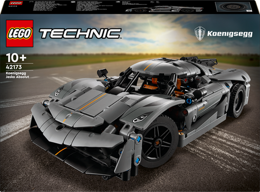 Конструктор LEGO Technic Koenigsegg Jesko Absolut серый гиперкар 801 деталь (42173)