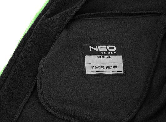 Рабочая куртка флисовая NEO TOOLS 81-507, черная, Cordura, 300 г/м&sup2;