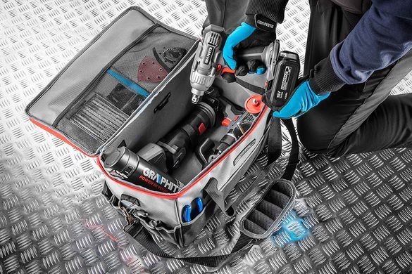 Сумка для інструменту GRAPHITE 58G021 (24л, 14 карманів, вологостійкість)
