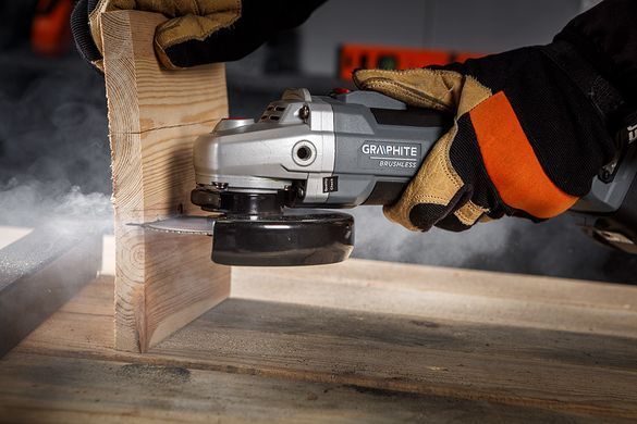 Кутова шліфувальна машина GRAPHITE 58GE142 Adjustable 125 мм, безщітковий двигун, 9200 об/хв 58GE142 фото