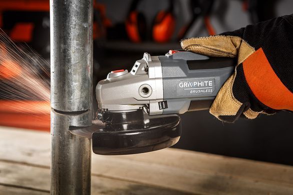 Кутова шліфувальна машина GRAPHITE 58GE142 Adjustable 125 мм, безщітковий двигун, 9200 об/хв 58GE142 фото