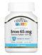 Iron 65 mg Ferrous Sulfate 325 mg - 120 tabs