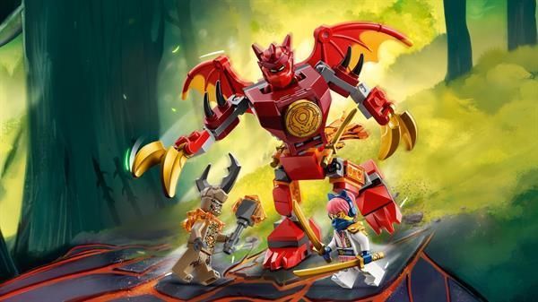 Конструктор LEGO Ninjago Бойовий набір робота Дракона Кая 85 Деталей (71851) dt_186586 фото