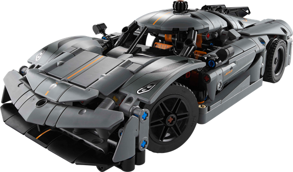 Конструктор LEGO Technic Koenigsegg Jesko Absolut серый гиперкар 801 деталь (42173)