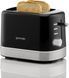 Gorenje Тостер 850Вт, підігрів, розморожування, пластик, чорний (382562) T800DB