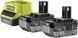 Ryobi Набір акумулятора та зарядного пристрою ONE+ RC18120-240X 18В 2х4А&middot;год ЗП 2А (350566)