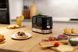 Gorenje Тостер 850Вт, підігрів, розморожування, пластик, чорний (382562) T800DB