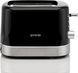 Gorenje Тостер 850Вт, підігрів, розморожування, пластик, чорний (382562) T800DB
