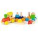 Дерев'яний поїзд Viga Toys Кольорові кубики (51610) dt_2416