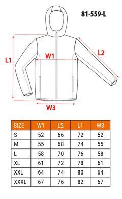 Куртка Neo Tools 81-559-L Premium, Softshell, Утеплювач L