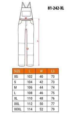 Робочий напівкомбінезон Neo Tools 81-242 CAMO XL