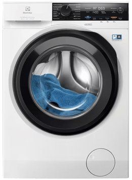 Electrolux Стирально-сушильная машина фронтальная, 9(5)кг, 1400, А, 58см, дисплей, пар, инвертор, белый EW7W4492U фото