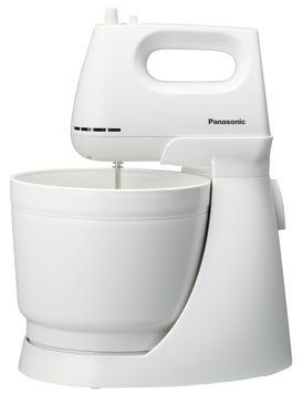 Миксер Panasonic стационарный 175Вт, насадки-4, чаша-пластик, 3л, белый (338180) MK-GB3WTQ фото