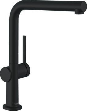 Змішувач для кухні Hansgrohe Talis M54, довж.виливу - 215мм, поворотний, 1важіль, KM270, матовий чорний (355278)