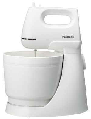 Миксер Panasonic стационарный 175Вт, насадки-4, чаша-пластик, 3л, белый (338180) MK-GB3WTQ фото