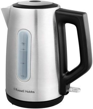 Russell Hobbs Електрочайник Heaton, 1.7л, нержавіюча сталь, сріблясто-чорний (382618) 27380-70 фото