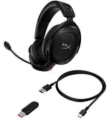 Гарнітура ігрова HyperX Cloud Stinger 2, WL/USB-A, чорний (360473) 676A2AA фото