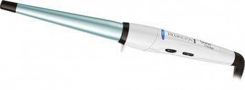 Remington Плойка Shine Therapy, конусна, >300Вт, темп.режимів-8, 140-210С, кераміка, білий (265298) CI53W фото