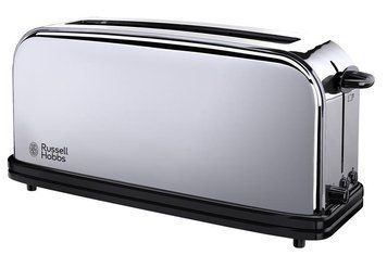 Тостер Russell Hobbs Chester, 1000Вт, металл, длинные слоты, серебристый 23510-56 фото