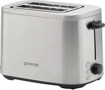 Тостер Gorenje 800Вт, подогрев, размораживание, пластик, серебристый (382563) T800DS фото