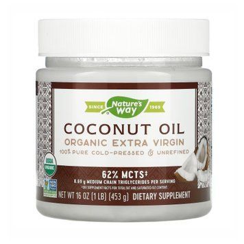 Кокосова олія Nature's Way (Coconut Oil Extra Virgin Organic)