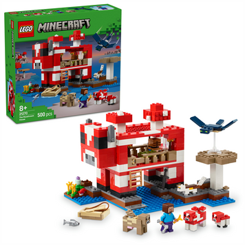 Конструктор LEGO Minecraft Грибной дом 500 деталей (21270)
