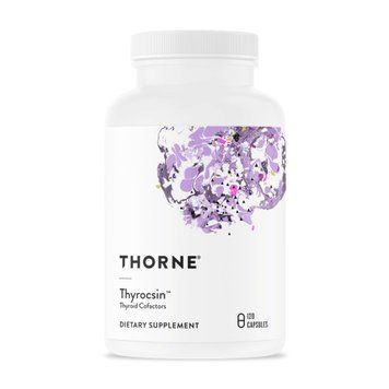 Поддержка Щитовидно Железы, Thyrocsin, Thorne Research, 120 капсул
