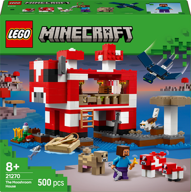 Конструктор LEGO Minecraft Грибний будинок 500 деталей (21270)