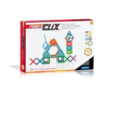 Магнитный конструктор Guidecraft PowerClix Frames, 48 деталей (G9200) dt_1278 фото