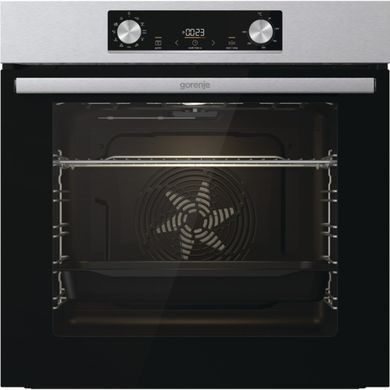 Gorenje Духова шафа електрична, 77л, A+, дисплей, нерж BO6735E02X фото