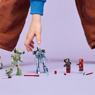 Конструктор LEGO Super Heroes Залізна людина та Бойова Машина проти Хаммер Дронів 204 деталі (76320)
