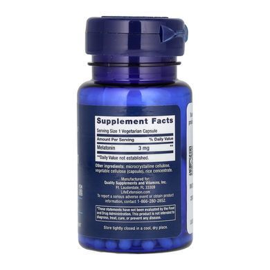 Melatonin 3 mg - 60 vcaps Life Extension