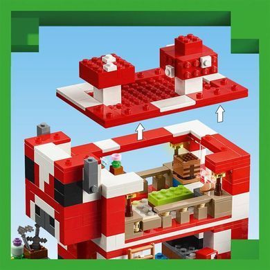 Конструктор LEGO Minecraft Грибний будинок 500 деталей (21270)