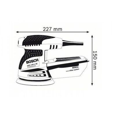 Шлифмашина эксцентриковая Bosch GEX 125-1 AE(0601387500) 0601387500 фото
