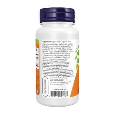 Chaste Berry Vitex Extract 300 mg - 90 vcaps Now Foods