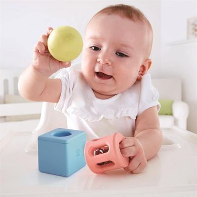 Набор погремушек Hape Геометрические фигуры 3 в 1 (E0454) dt_12134 фото
