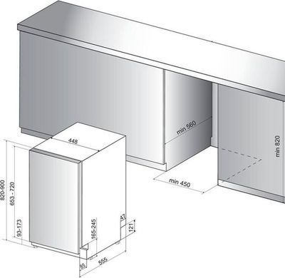 Посудомийна машина Hotpoint Ariston HSIC3T127C (6470767) 869991616550 фото