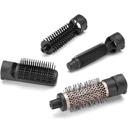 Фен-щітка Babyliss Smooth Finish, 1200Вт, 3 режими, іоніз-я, хол. обдув, кераміка, чорний (393075) AS122E фото